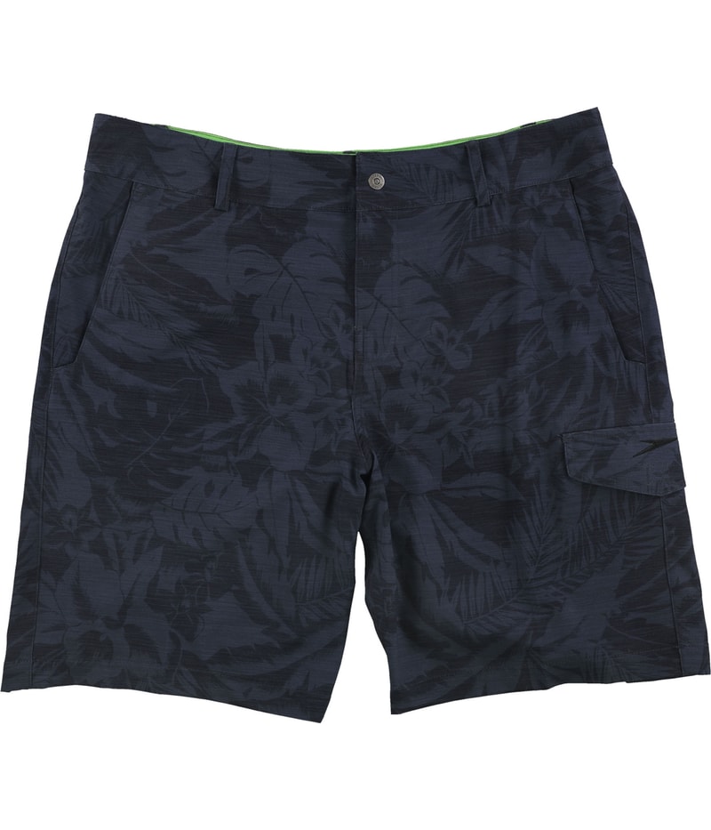 Speedo Mens Floral Hybrid Swim Bottom Board Shorts