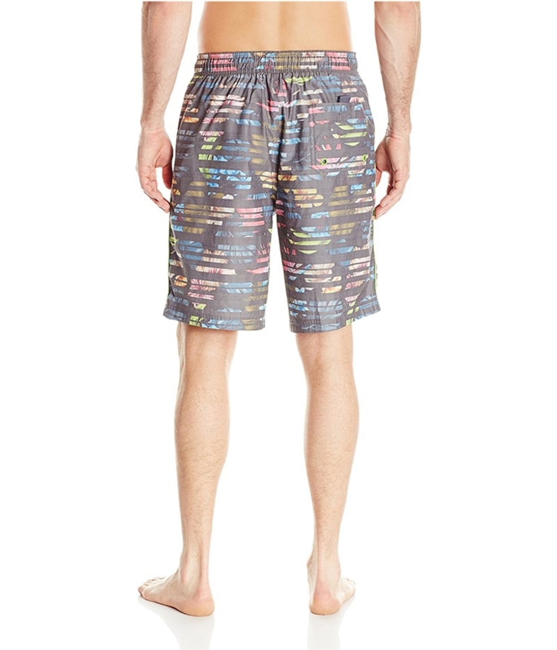 Speedo Mens Tropical Striped Swim Bottom Board Shorts