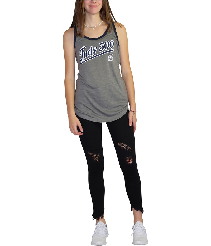 Indy 500 Womens 2-tone Racerback Tank Top