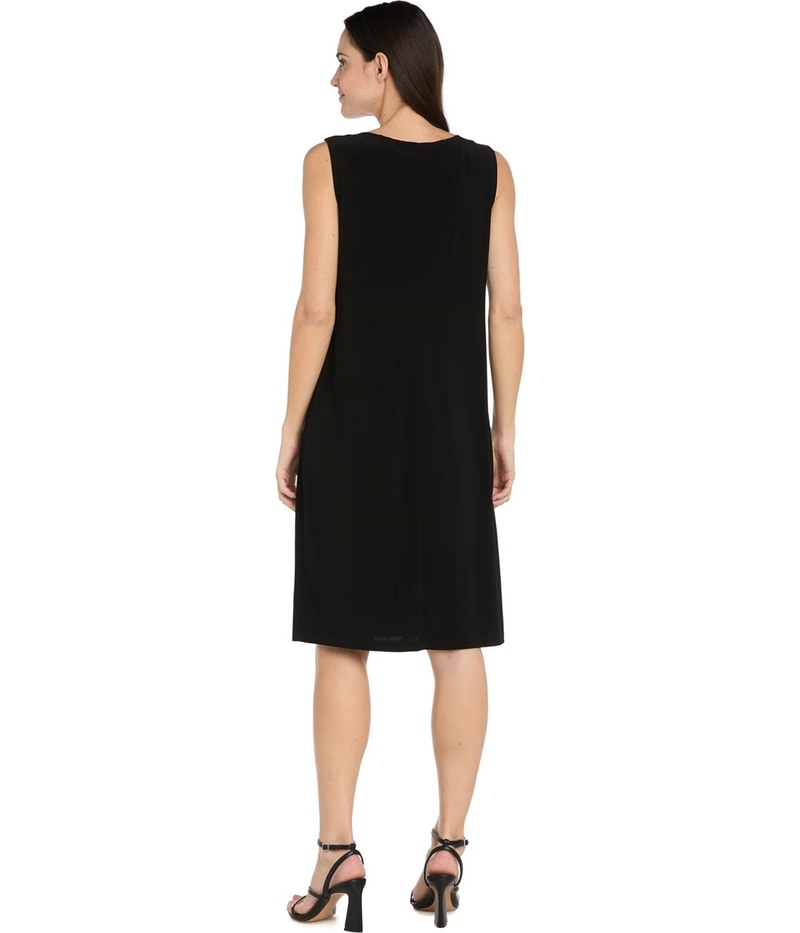 R & M Richards Womens 2-Piece Midi Dress