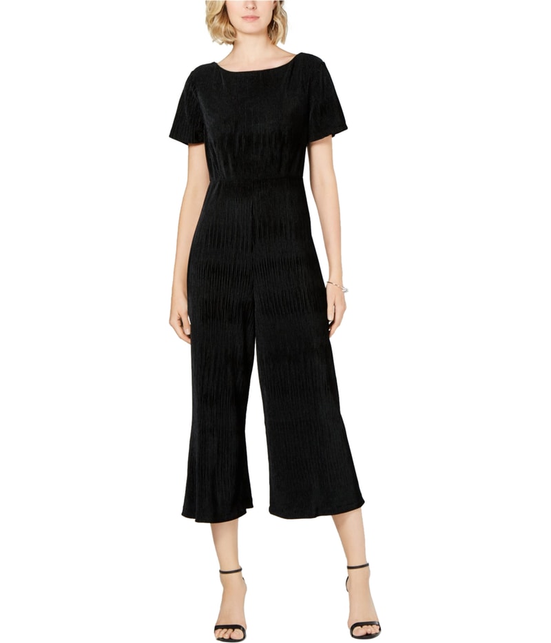 French Connection Womens Sarrelle Lace Back Jumpsuit