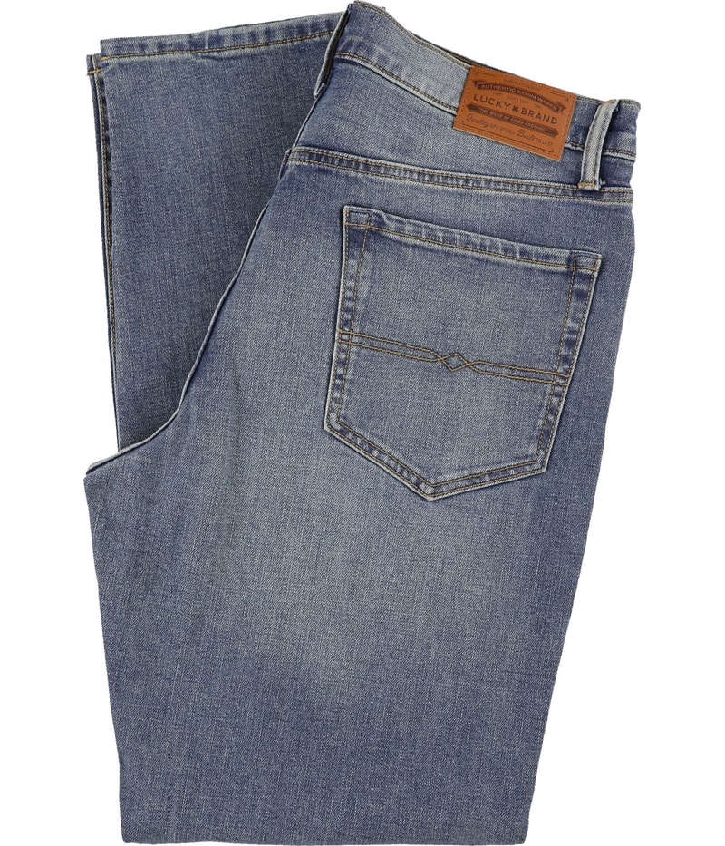 Lucky Brand Mens Stretch Straight Leg Slim Jeans