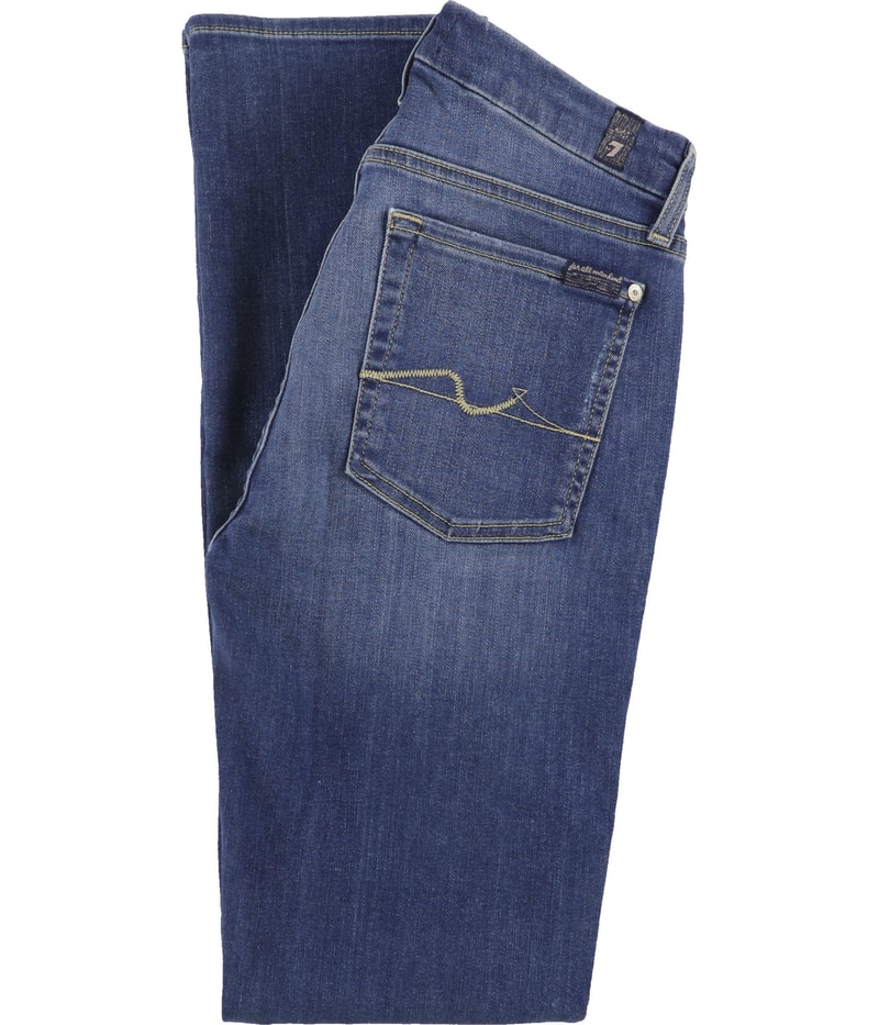 7 For All ManKind Womens Kimmie Regular Straight Leg Jeans