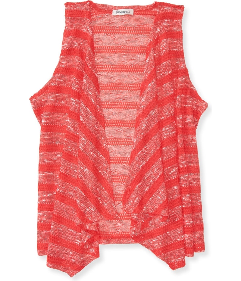 Aeropostale Womens Marled Stripe Knit Sweater