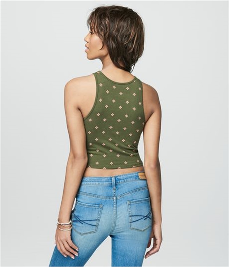 Aeropostale Womens Printed Tank Top