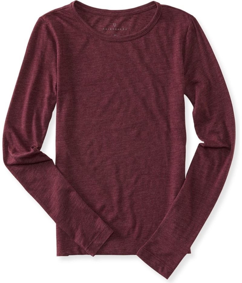 Aeropostale Womens Long Sleeve Basic T-Shirt