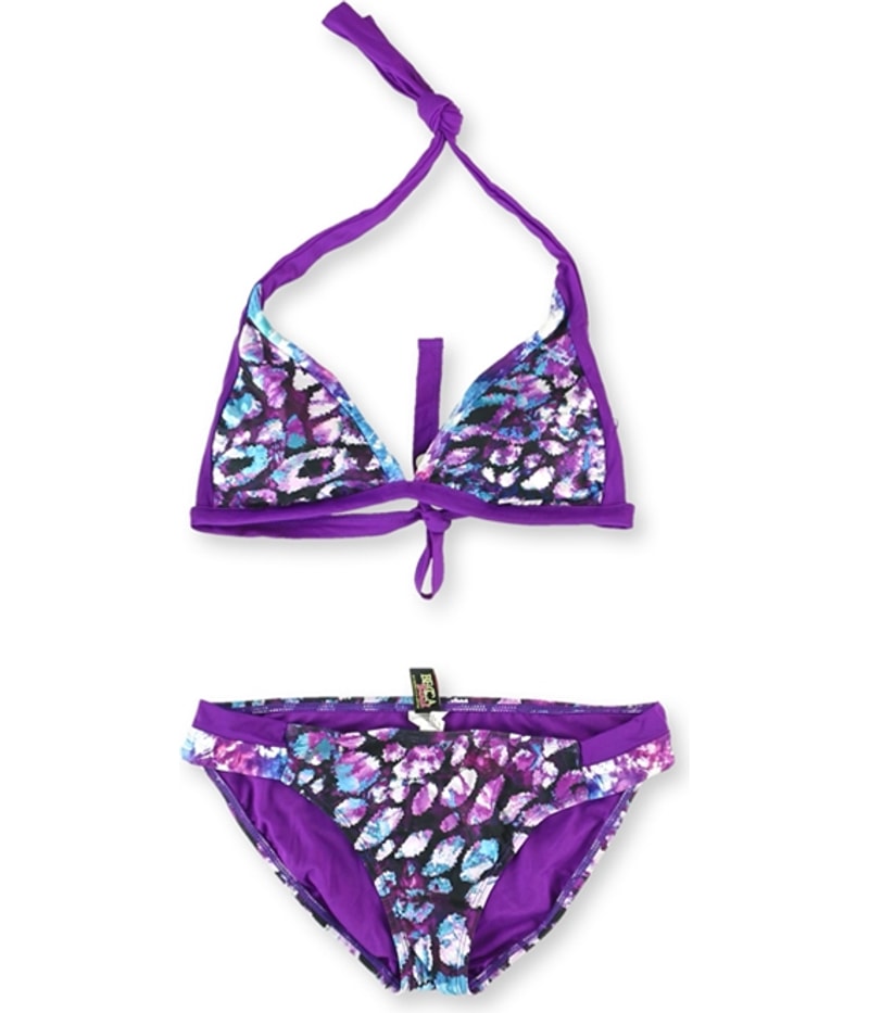 Becca Womens Reversible Side Tab 2 Piece Bikini