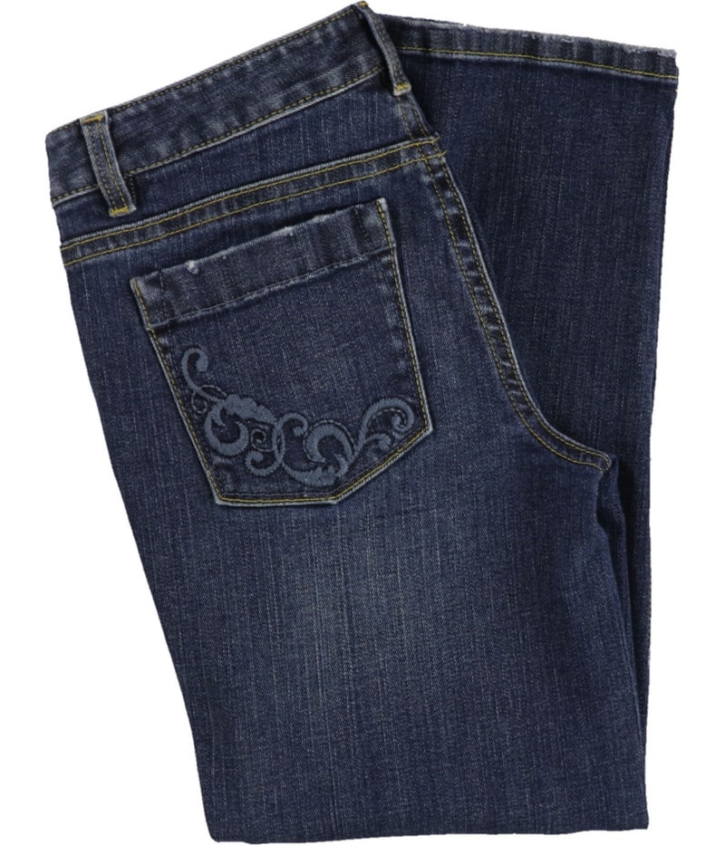 Ann Taylor Womens Modern Lindsay Straight Leg Regular Cropped Jeans