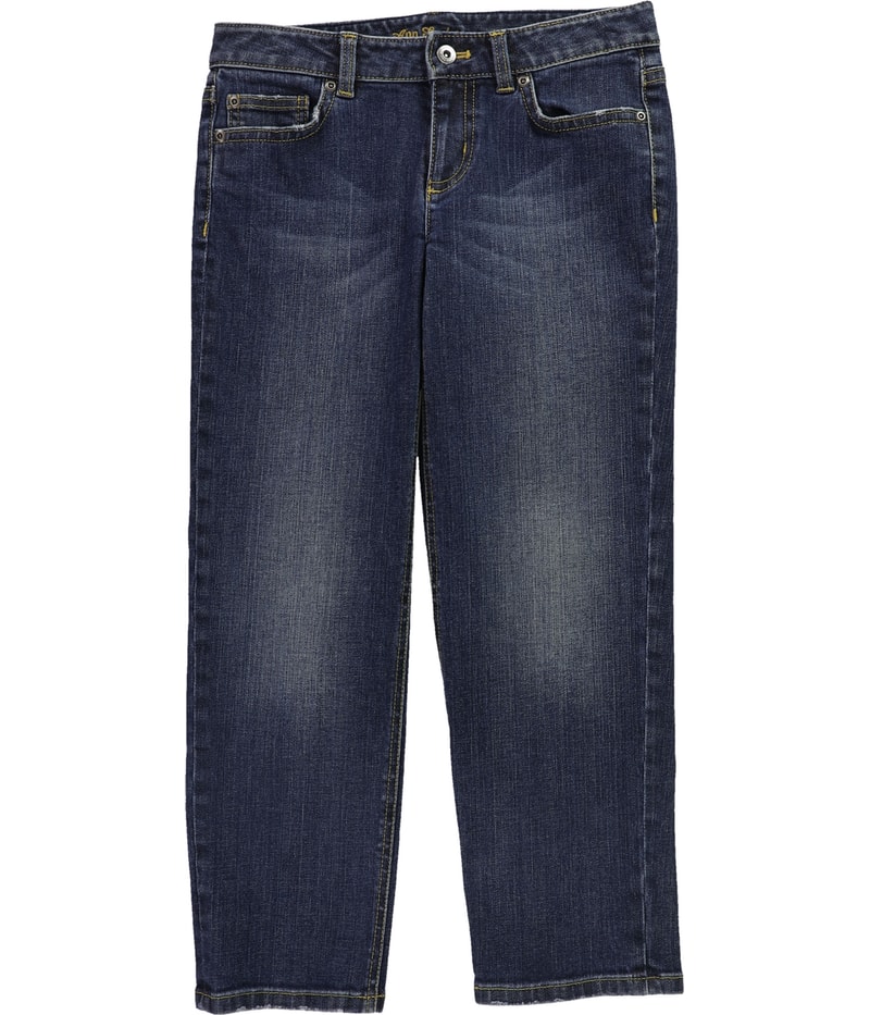 Ann Taylor Womens Modern Lindsay Straight Leg Regular Cropped Jeans