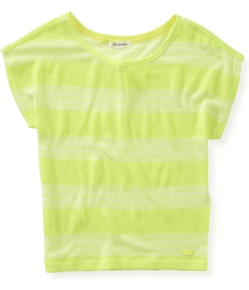 Aeropostale Womens Stripe Knit Blouse