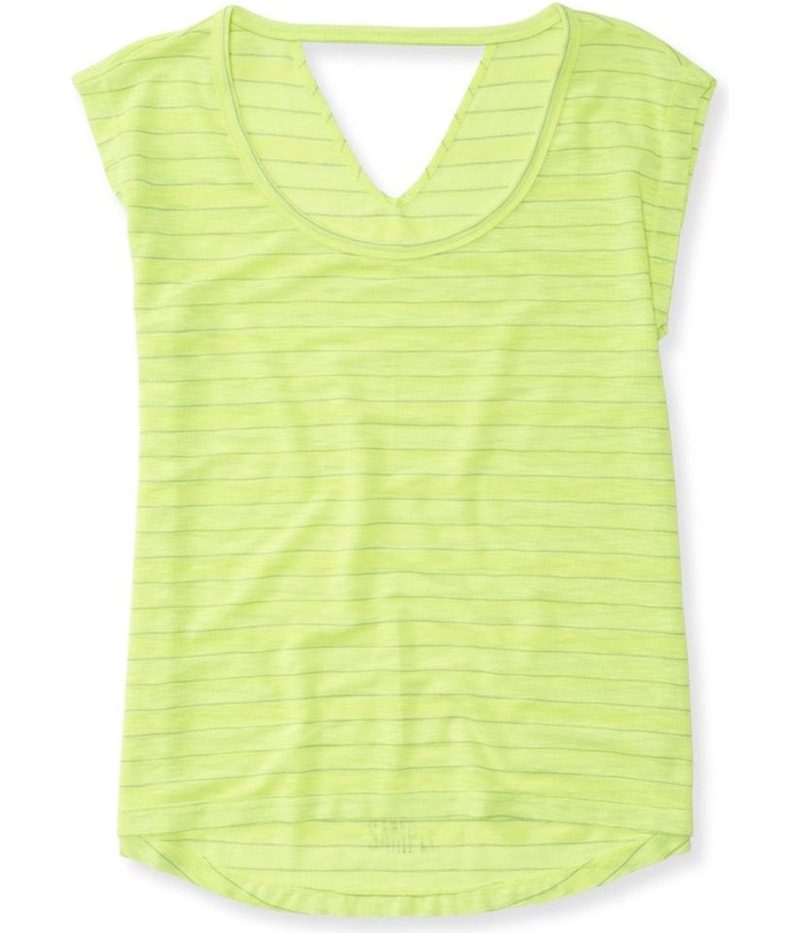 Aeropostale Womens Open-Back V Basic T-Shirt