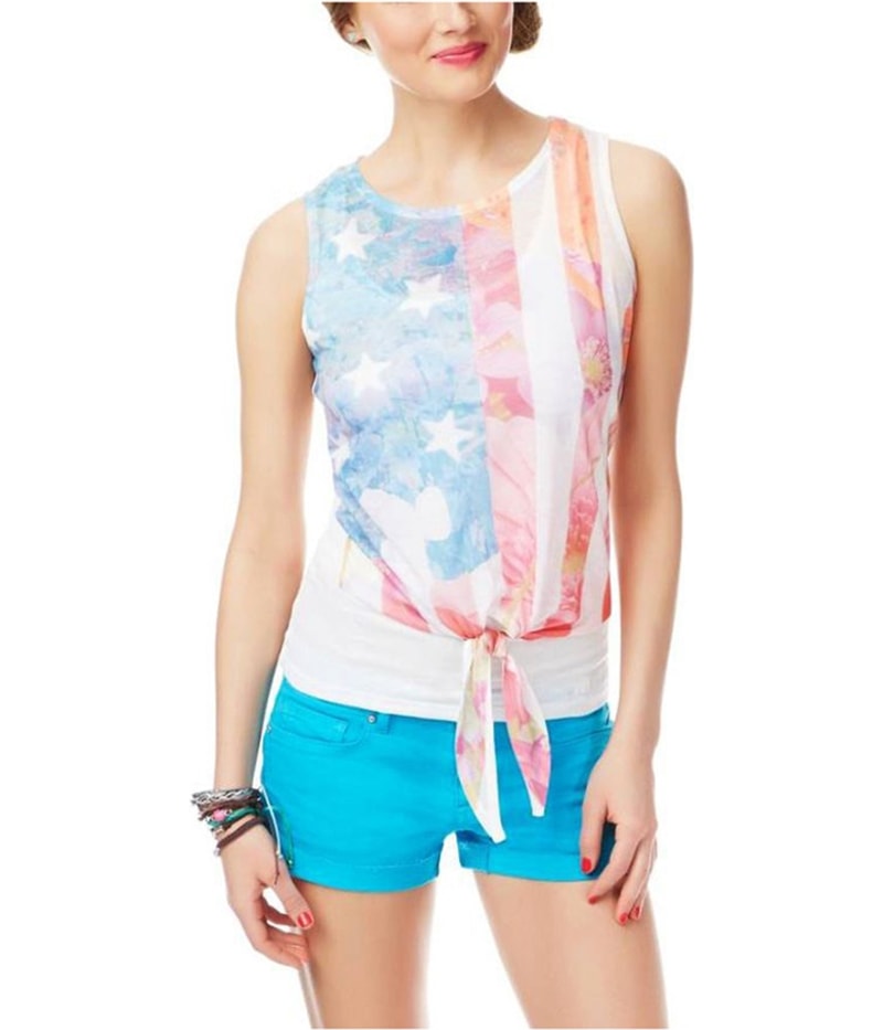 Aeropostale Womens Stars And Stripes Tank Top