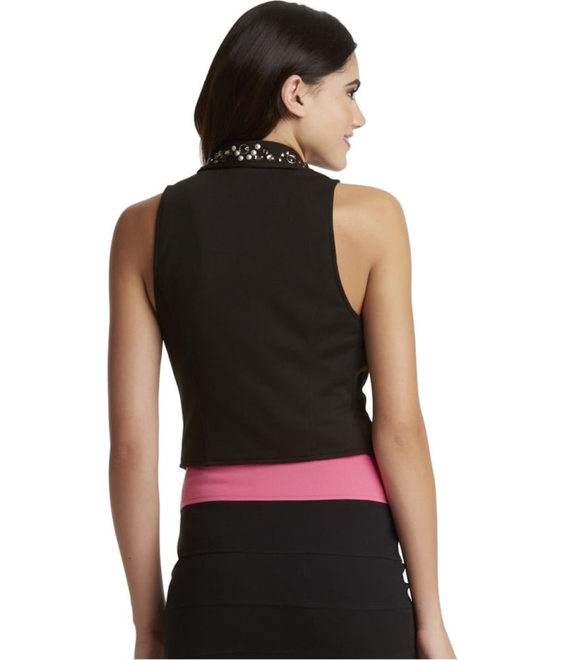 Aeropostale Womens Aria Studded Fashion Vest