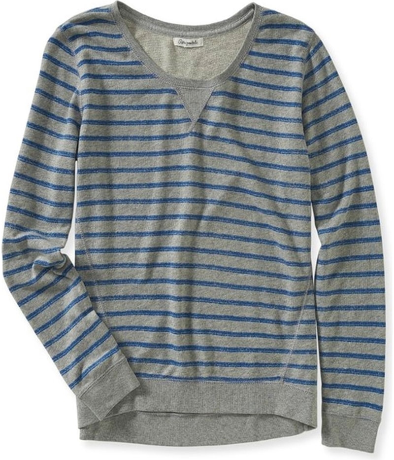 Aeropostale Womens Weathered Stripe Graphic T-Shirt