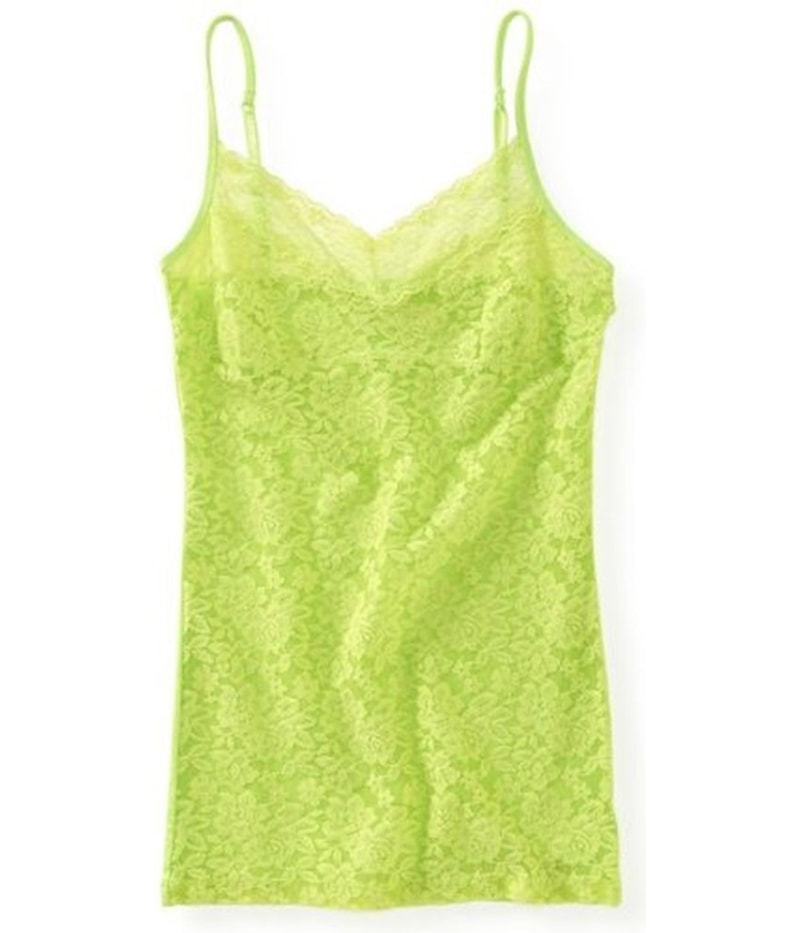 Aeropostale Womens Lace Front Cami Tank Top