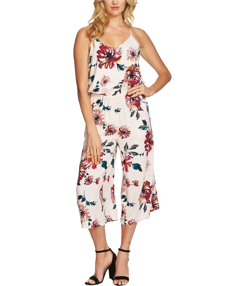 1.STATE Womens Floral Jumpsuit