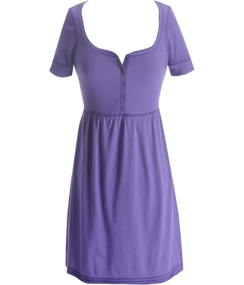 Aeropostale Womens Ribbed 3/4 Sleeve Sundress