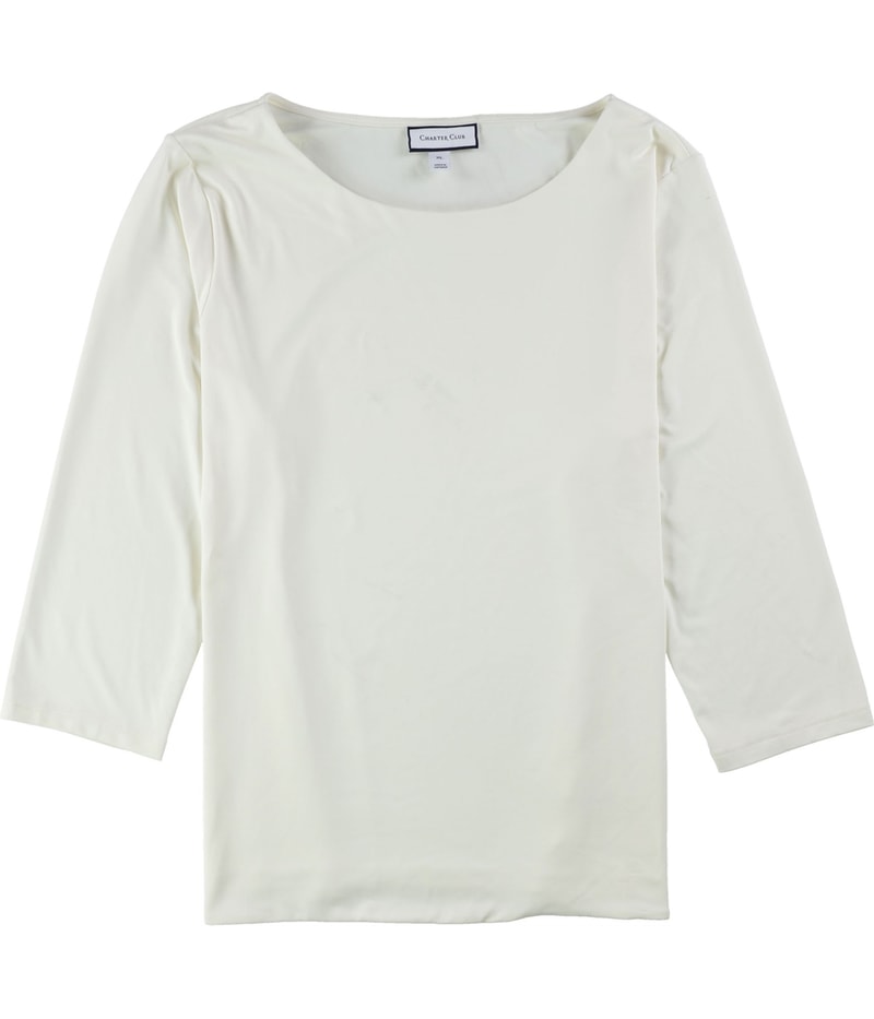 1.STATE Womens Bishop-Sleeve Halter Blouse Top