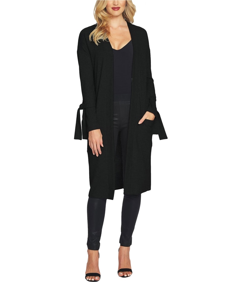 1.STATE Womens Tie Sleeve Cardigan Sweater