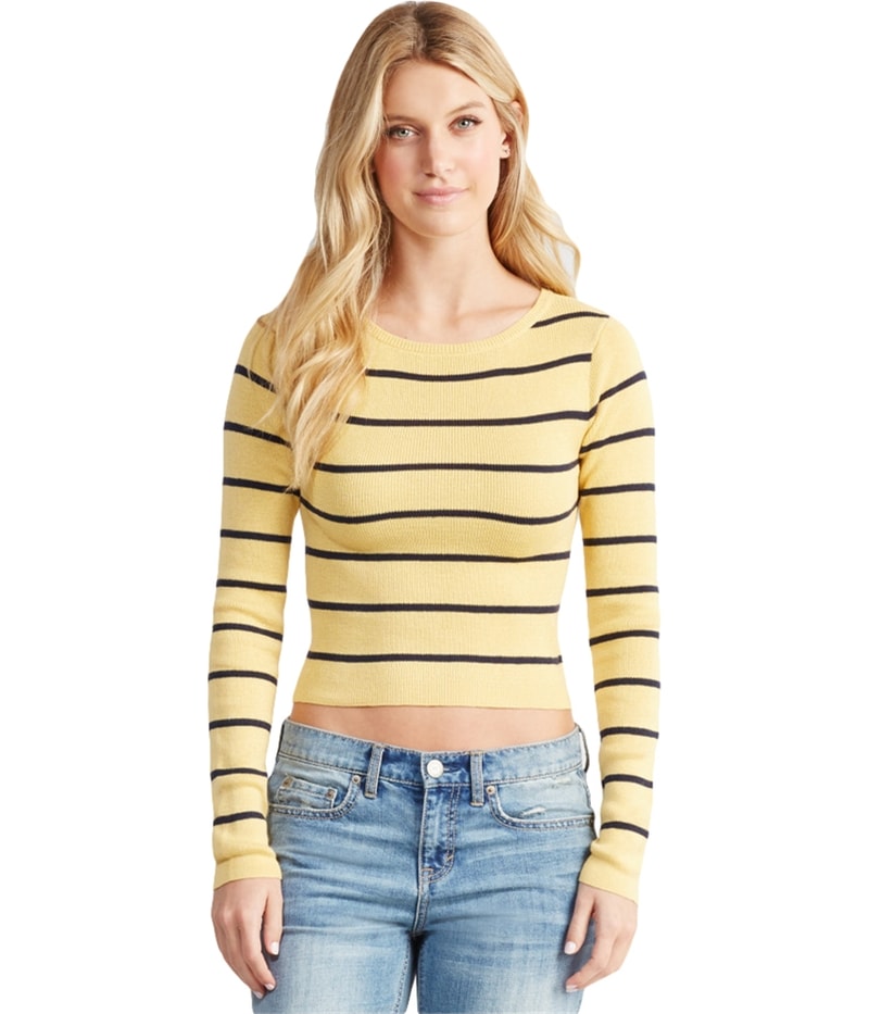 Aeropostale Womens Striped Pullover Sweater