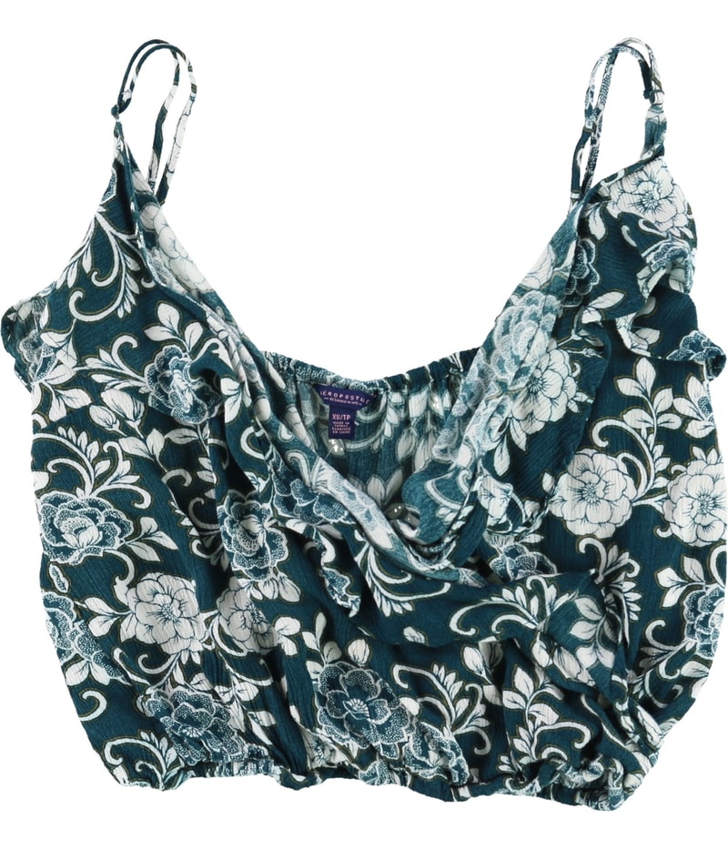 Aeropostale Womens Floral Shell Blouse