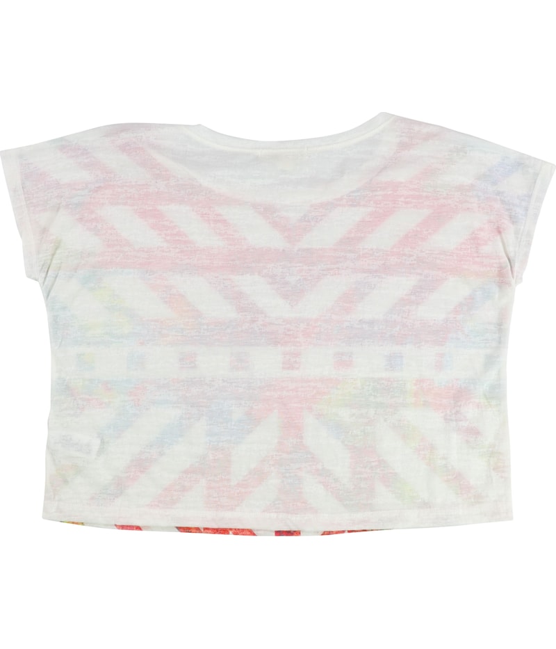 Forever 21 Womens Aztec Print Graphic T-Shirt, view 2