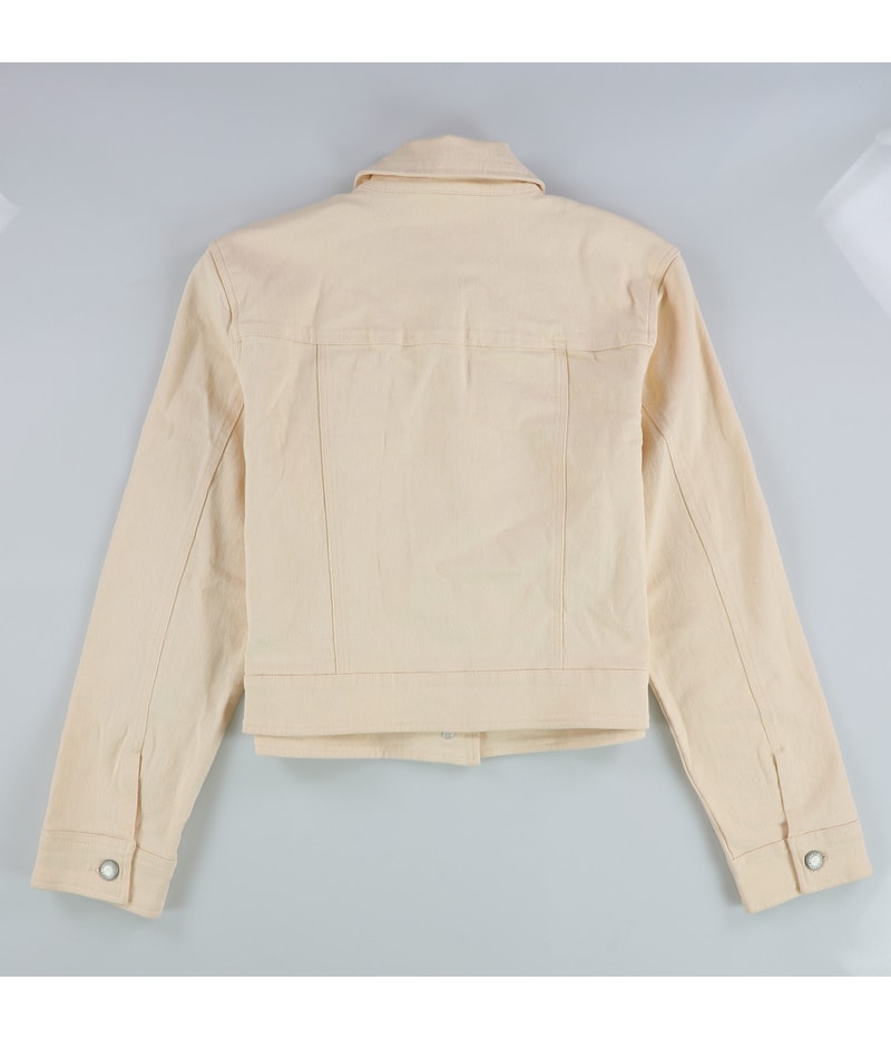 Avec Les Filles Womens Trucker Cropped Jacket, view 2