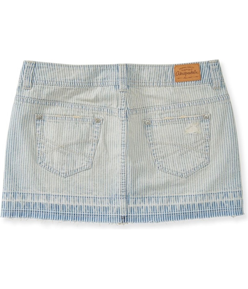 Aeropostale Womens Railroad Stripe Mini Skirt