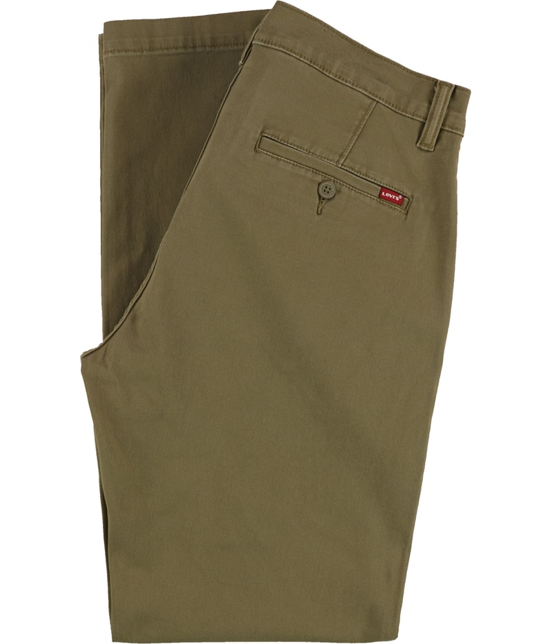 Levi’s Mens Solid Straight Leg Relaxed Chino Casual Pants