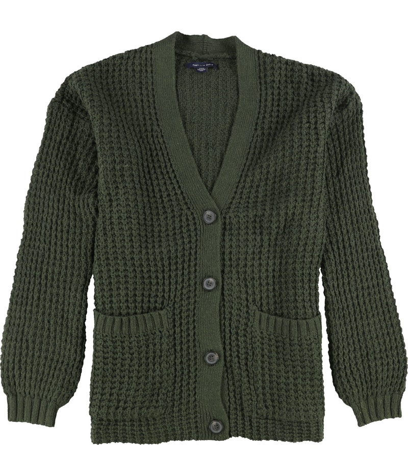 American Eagle Womens Solid Cardigan Sweater