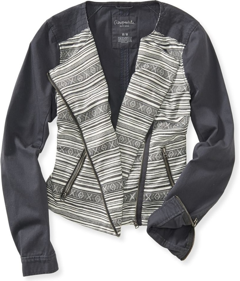 Aeropostale Womens Southwest Cropped Jacket