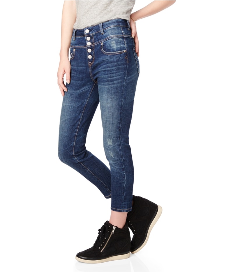 Aeropostale Womens High-Rise Cropped Jeggings