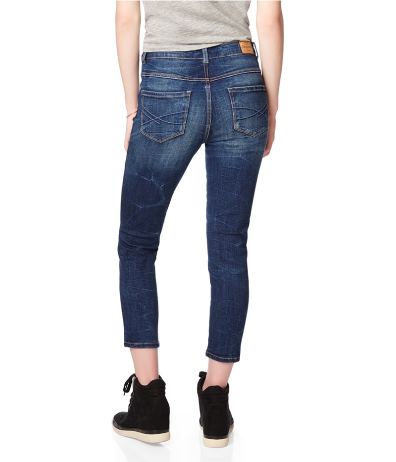 Aeropostale Womens High-Rise Cropped Jeggings