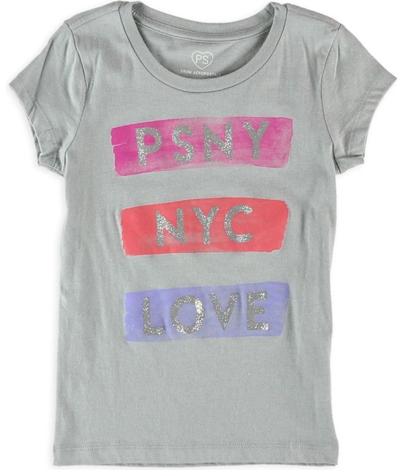Aeropostale Girls NYC LOVE Graphic T-Shirt