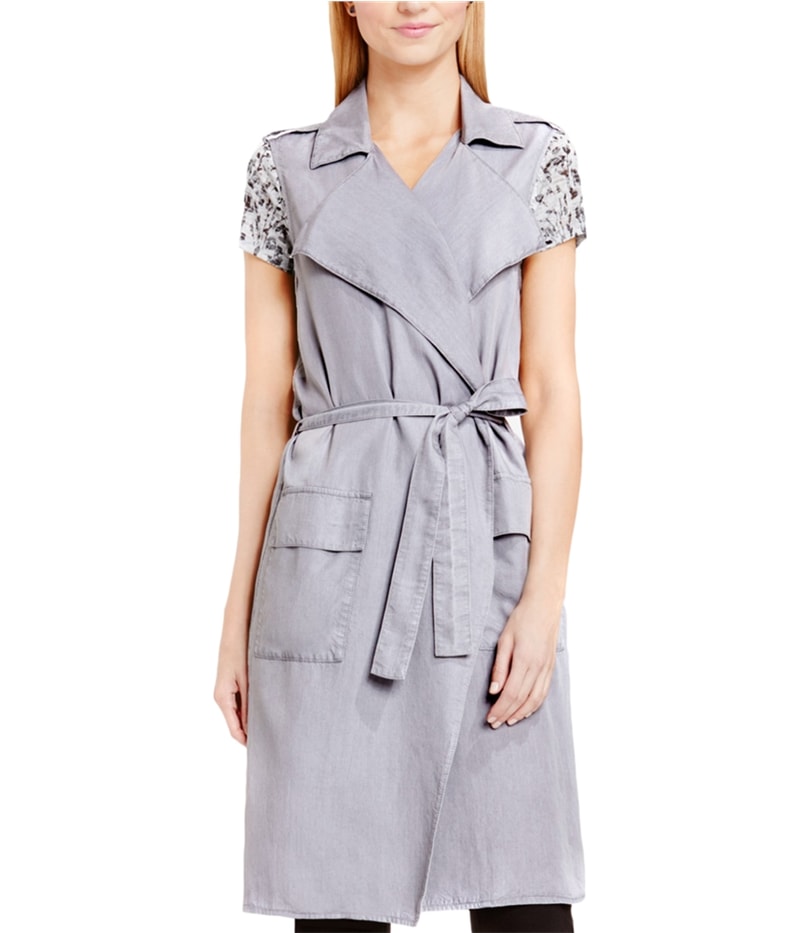 Vince Camuto Womens Belted Fashion Vest