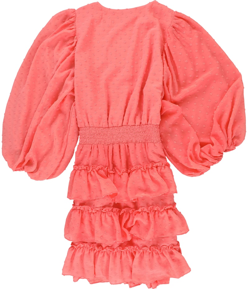 Vince Camuto Womens Smocked Tiered Dress