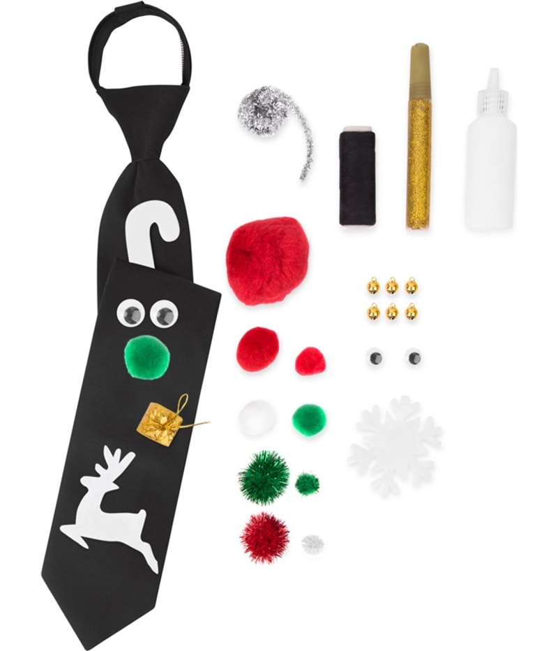 Noel Mens DIY Ugly Kit Neck Tie Set