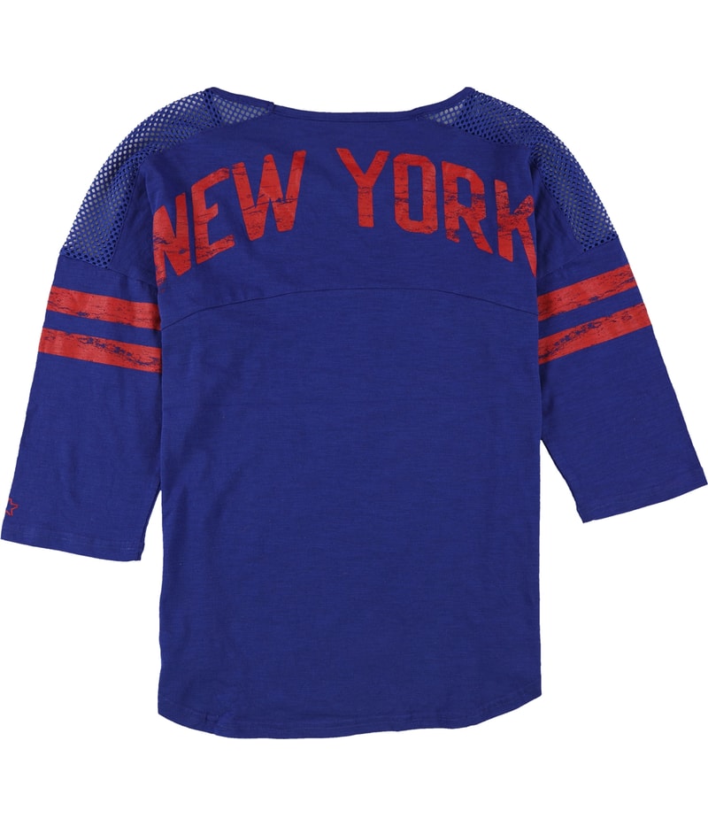 STARTER Womens New York Rangers Graphic T-Shirt in Blue, image 2 of 2