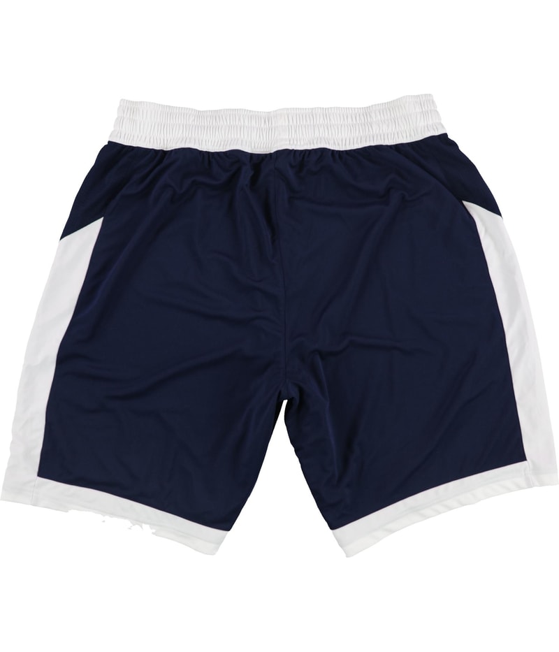 Adidas Mens 2-Tone Basketball Athletic Workout Shorts in Blue, image 2 of 2