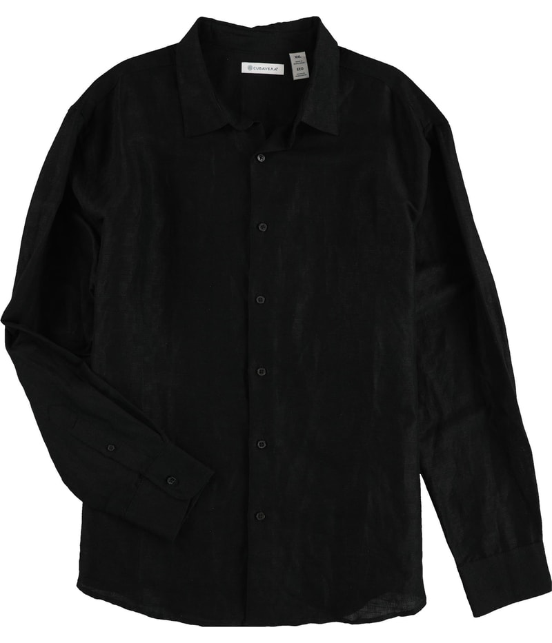 CubAvera Mens Dobby Button Up Shirt
