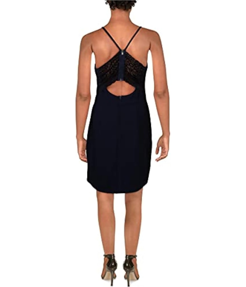 Speechless Womens Lace Back Bodycon Dress, view 3