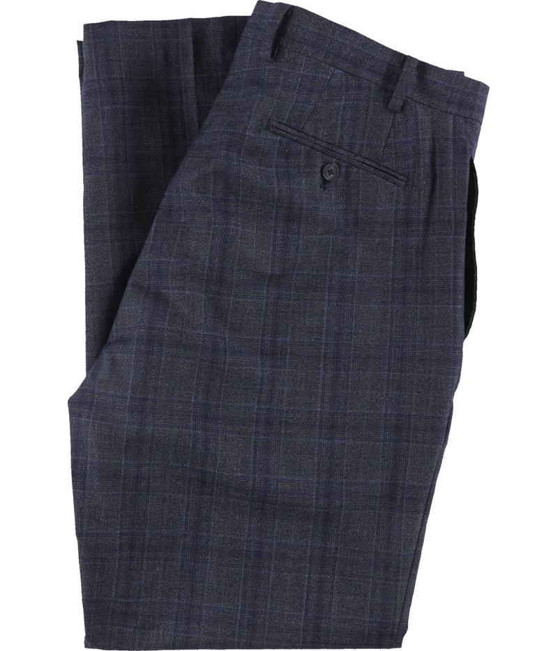Calvin Klein Mens Fit Tapered Slim Slacks Dress Pants