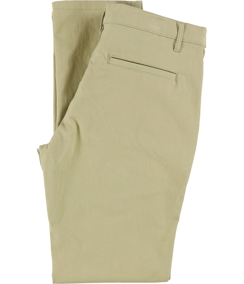 Galaxy Mens Stretch Twill Straight Leg Khakis Casual Pants