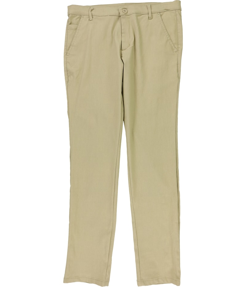 Galaxy Mens Stretch Twill Straight Leg Khakis Casual Pants