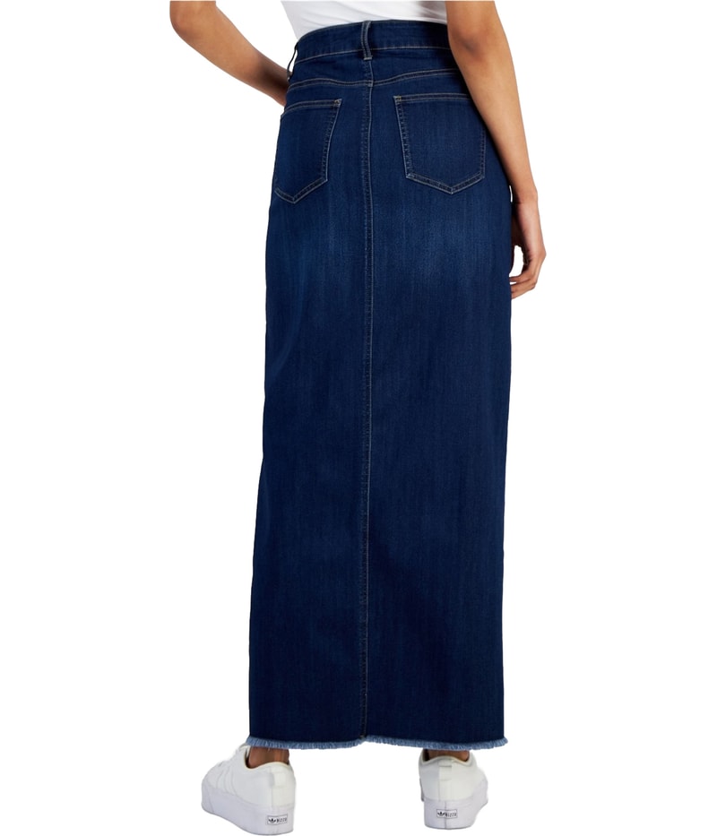 Tinseltown Womens Asymmetrical Maxi Skirt