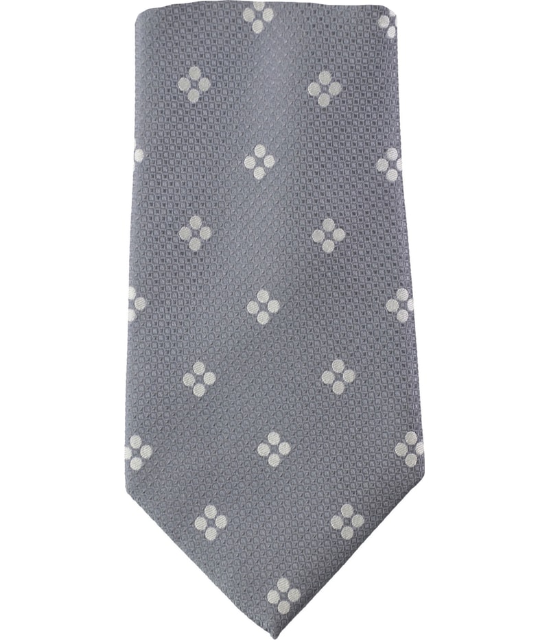 Sean John Mens Grid Fot Self-tied Necktie