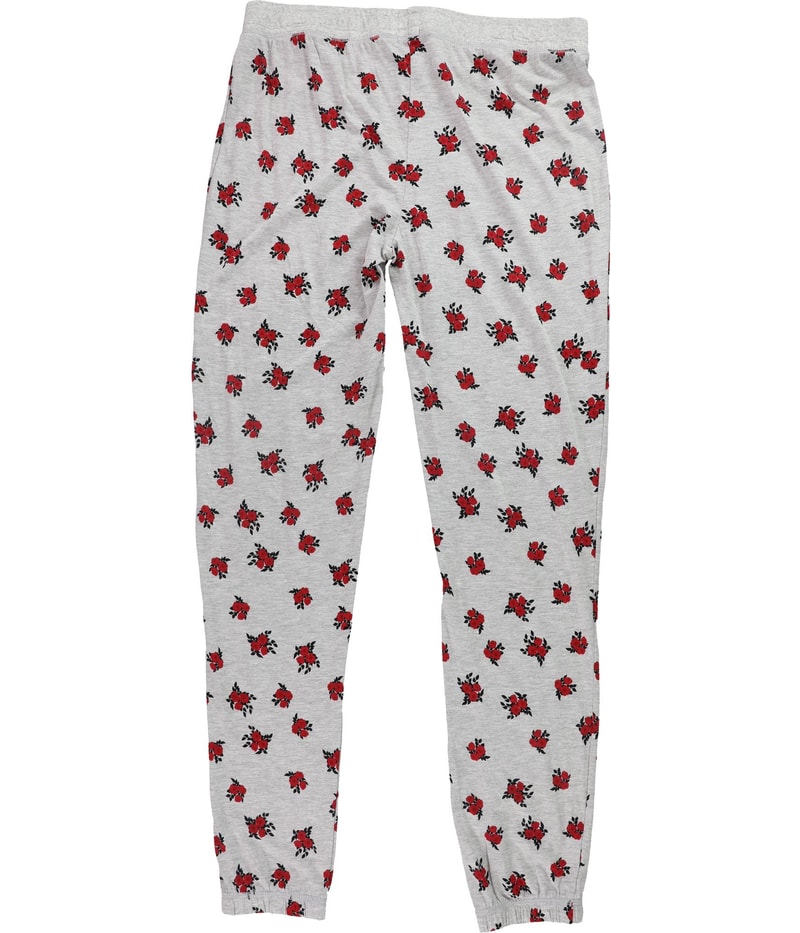 Cozy Zoe Womens Roses Pajama Jogger Pants, view 5