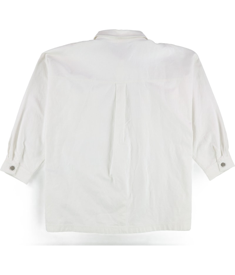 Eileen Fisher Womens Boxy Shirt Jacket