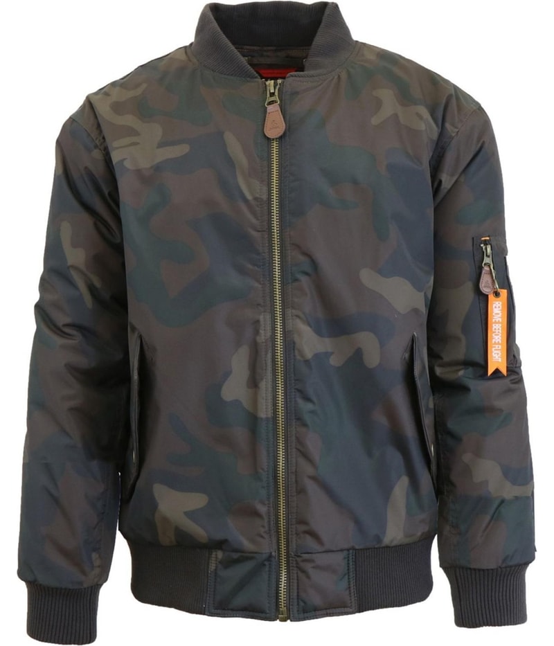 Galaxy Mens Solid Bomber Jacket