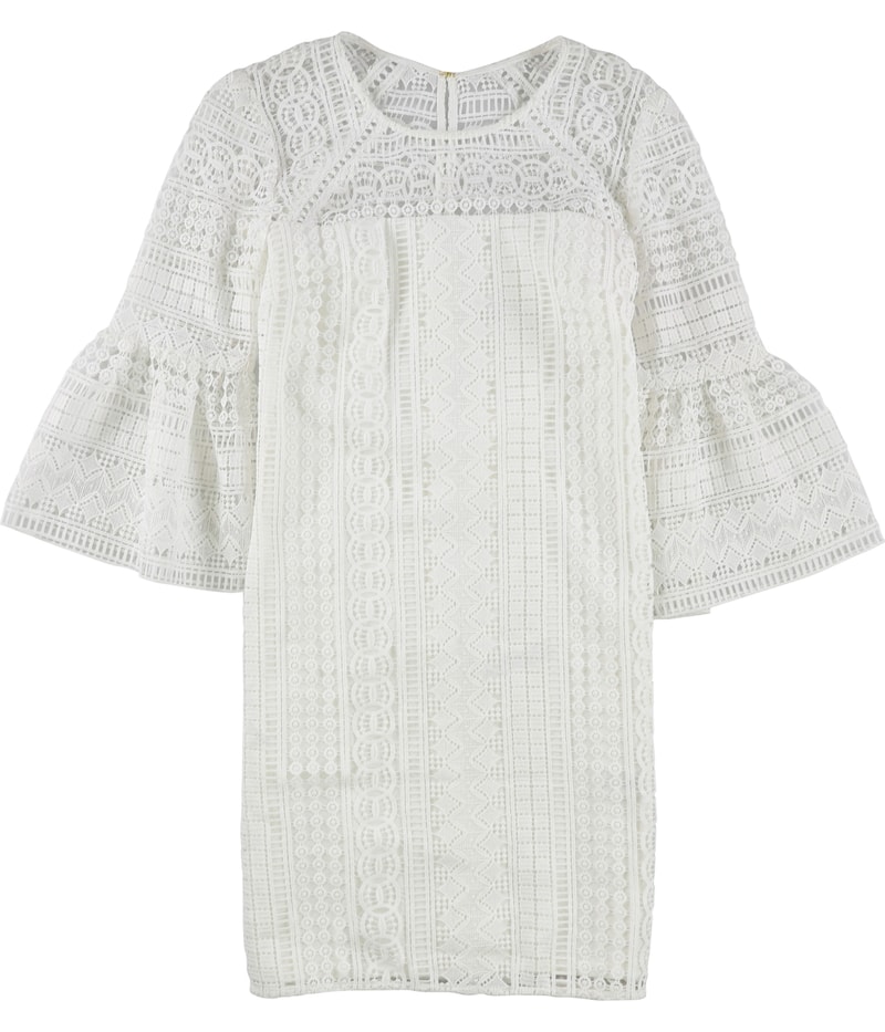Trina Turk Womens Crochet Shift Dress
